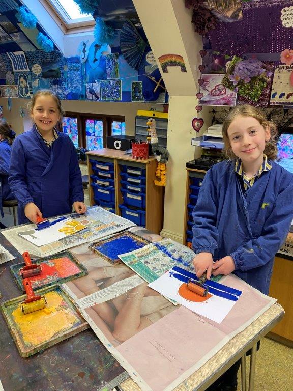 Year 5 printing in art