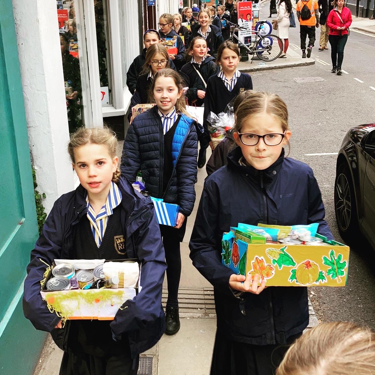 Year 6 food bank donations