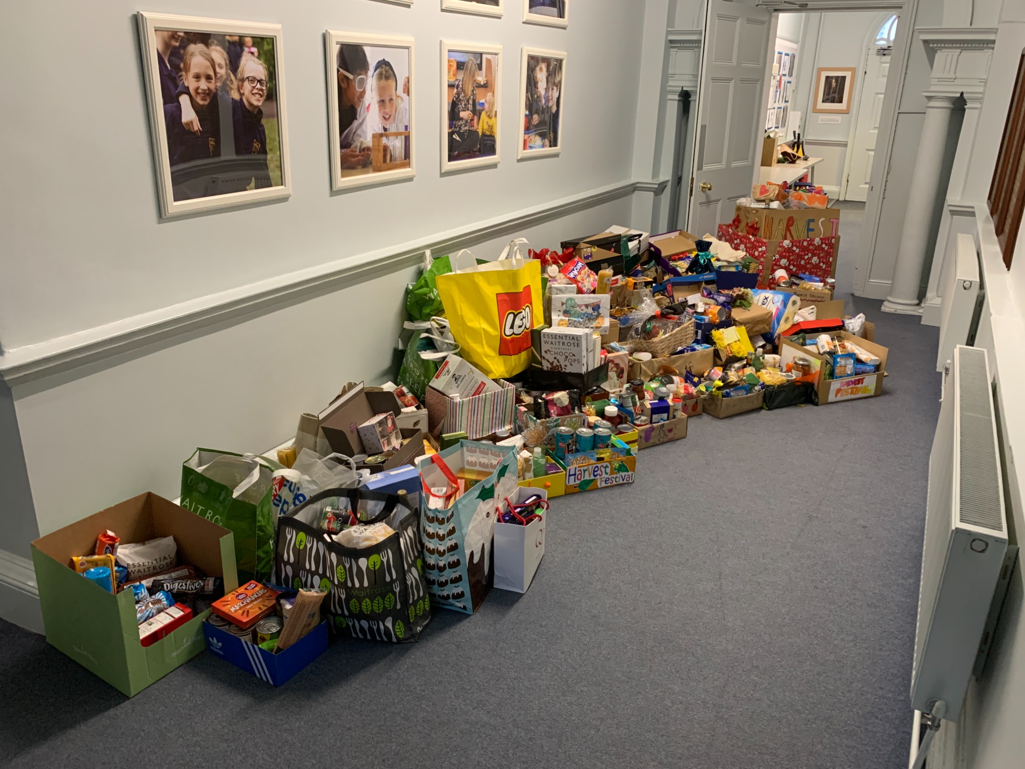 Rupert House harvest foodbank donations