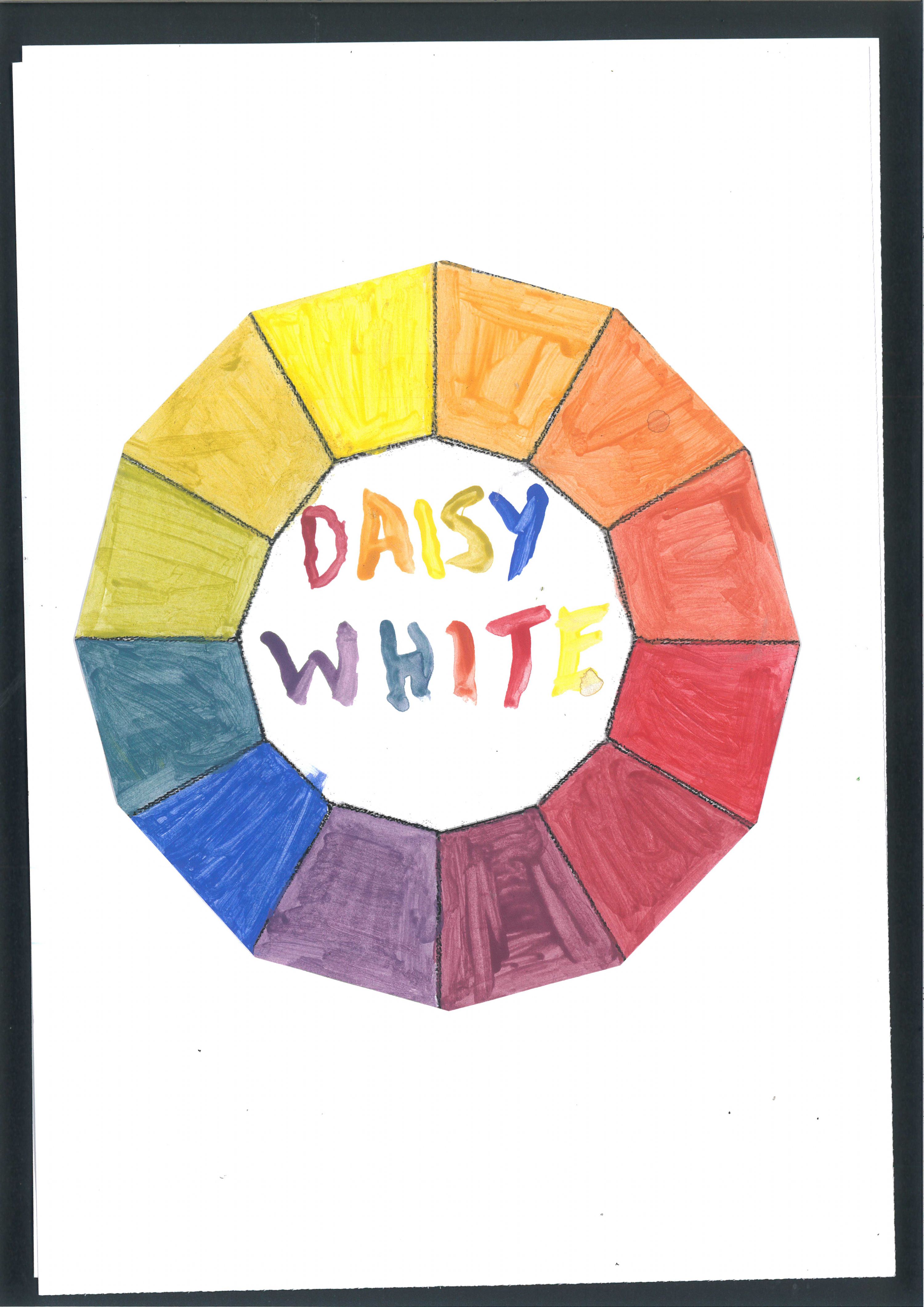 Daisy Artist of the Week Colour Wheel