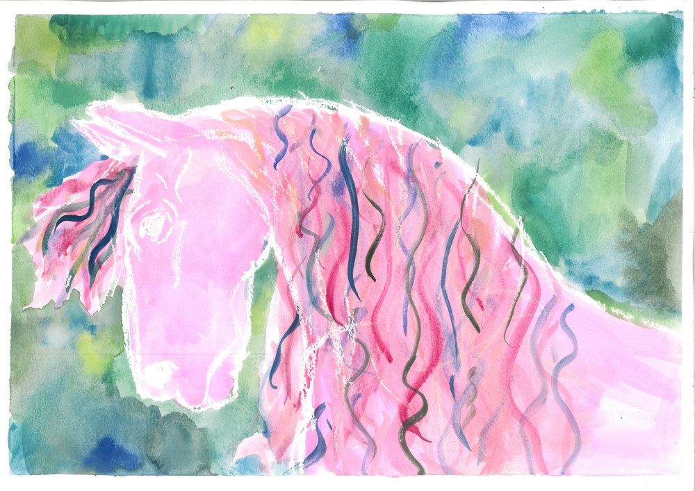 Chloe's Horse Artwork