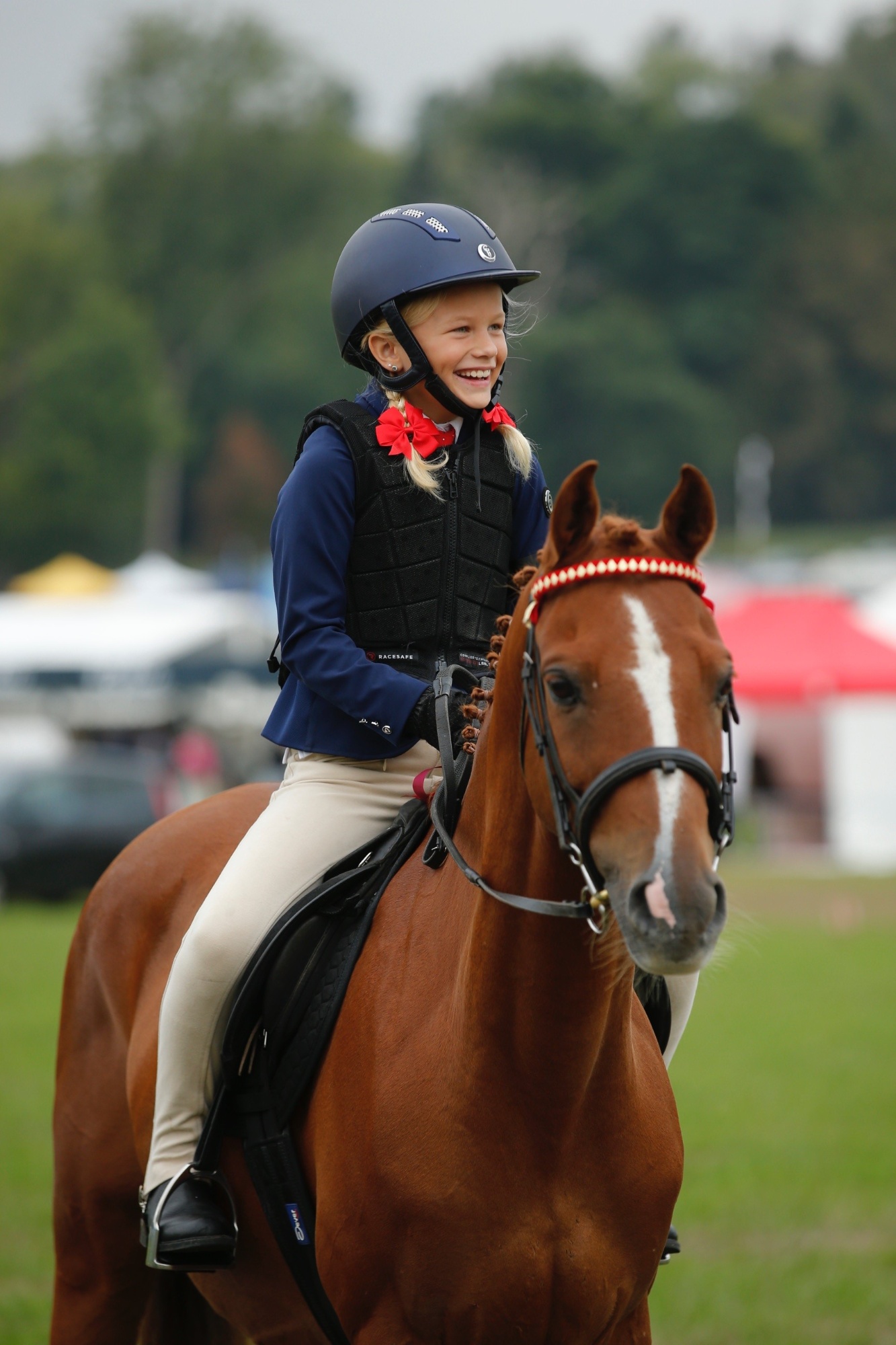 Harper on horse