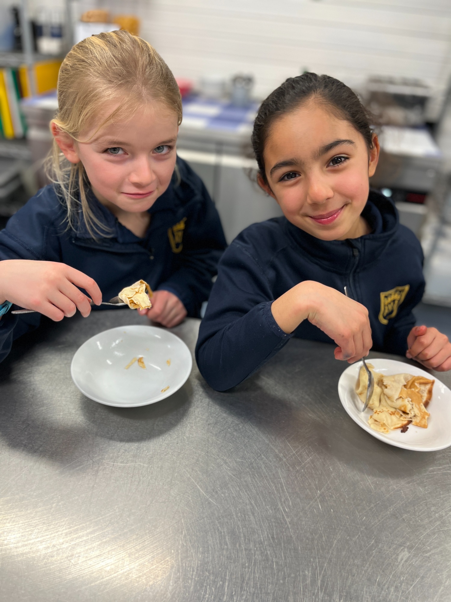 French pancakes with Year 3