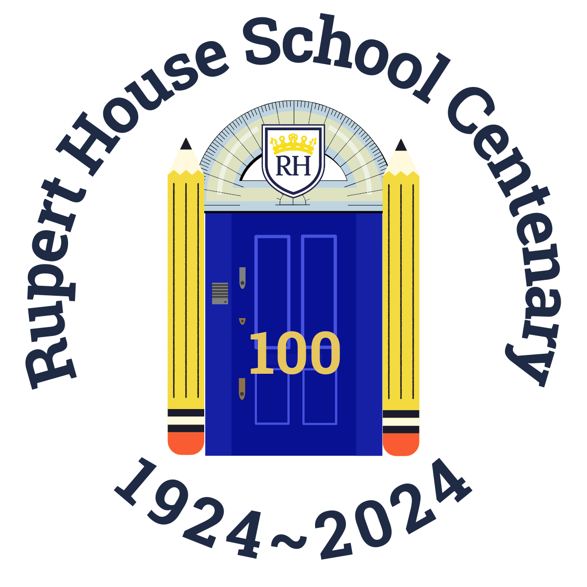 Rupert House centenary badge 