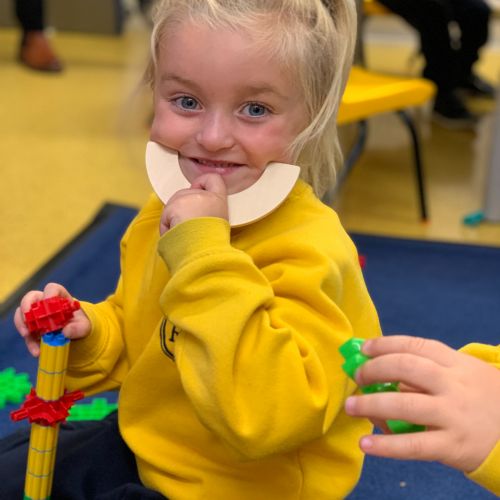 Smiling in Nursery